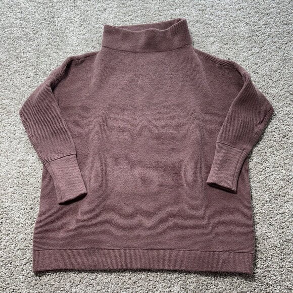 Free People Women's Small Heavy Knit Ribbed Slouchy Tunic - Picture 2 of 8